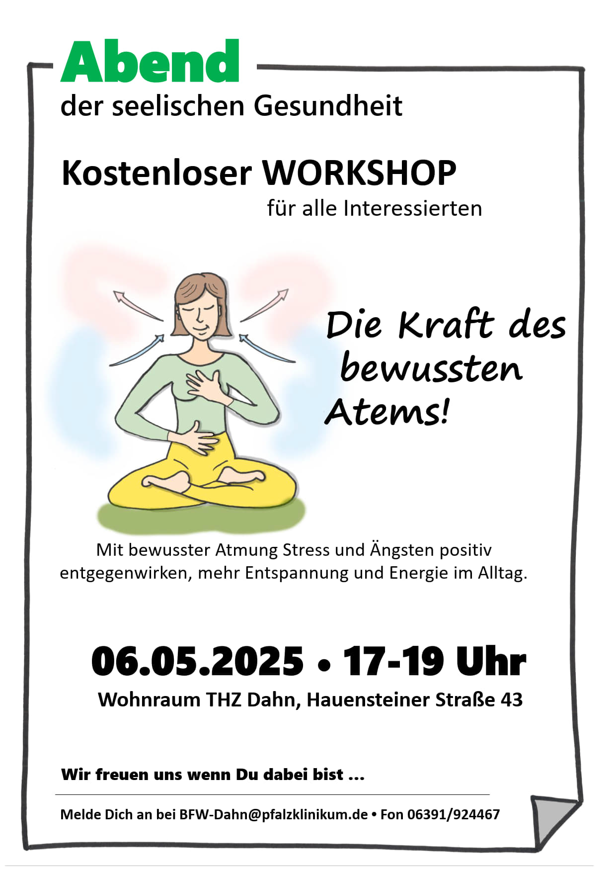 Abend der seelischen Gesundheit - 06.05.25 Die Kraft des Atems